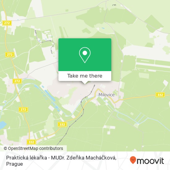 Praktická lékařka - MUDr. Zdeňka Macháčková map