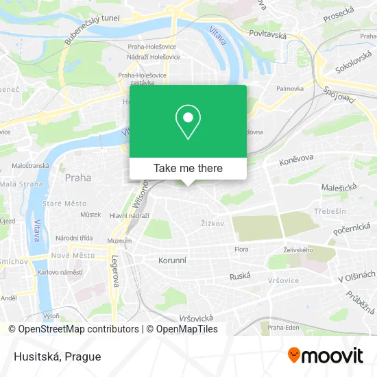 Карта Husitská