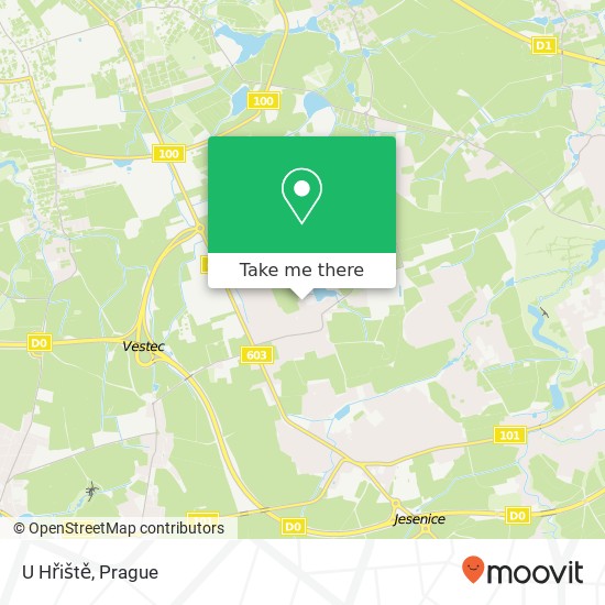 U Hřiště map