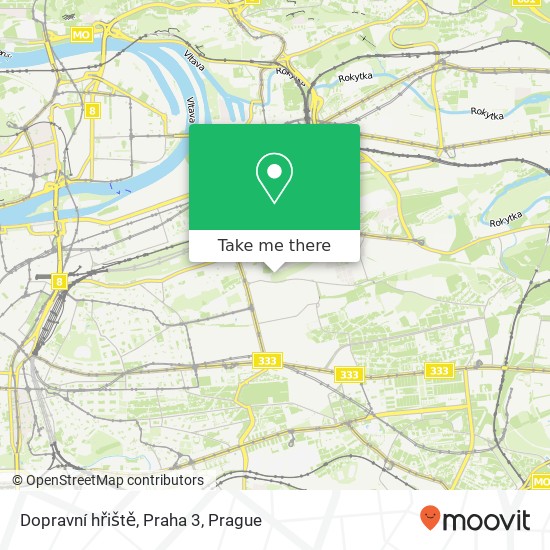 Dopravní hřiště, Praha 3 map
