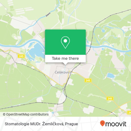 Stomatologie MUDr. Žemličková map