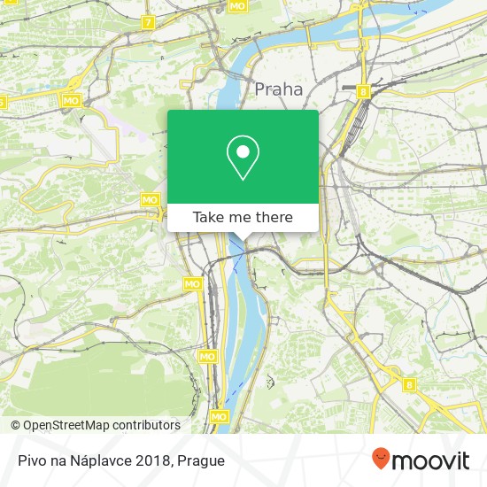 Карта Pivo na Náplavce 2018