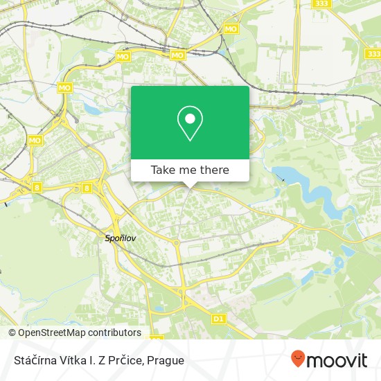 Stáčírna Vítka I. Z Prčice map