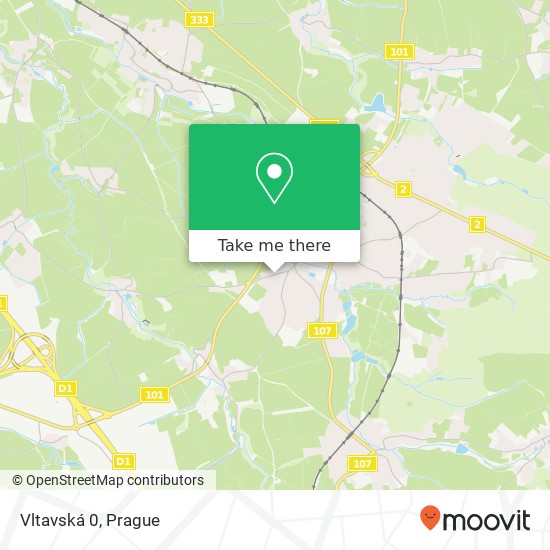 Vltavská 0 map