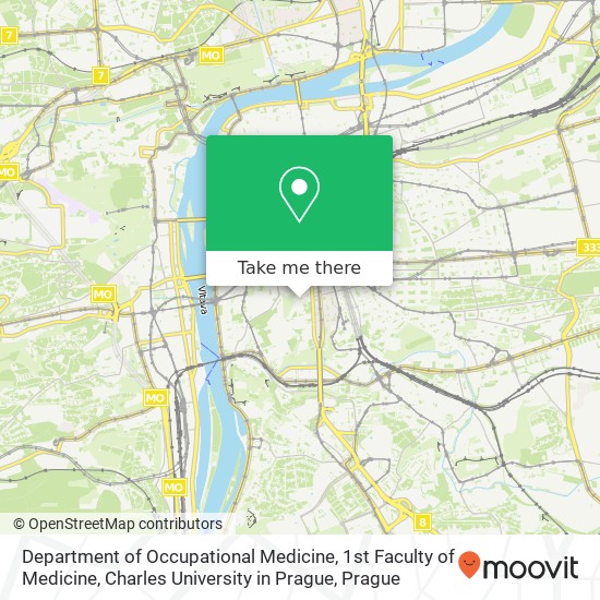 Department of Occupational Medicine, 1st Faculty of Medicine, Charles University in Prague map