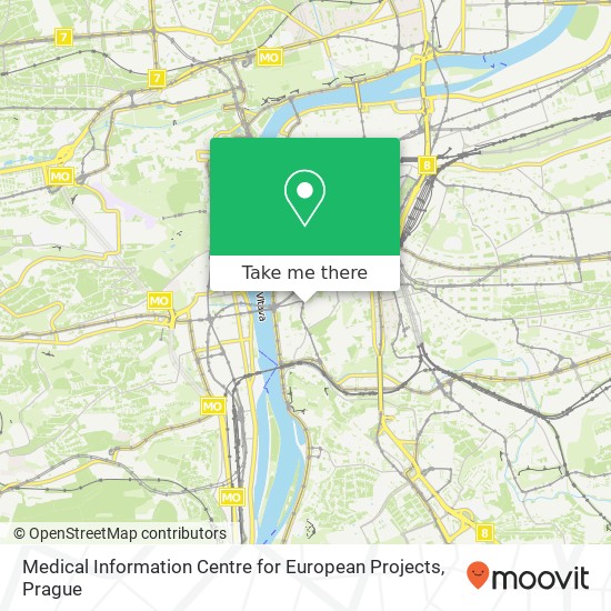 Medical Information Centre for European Projects map