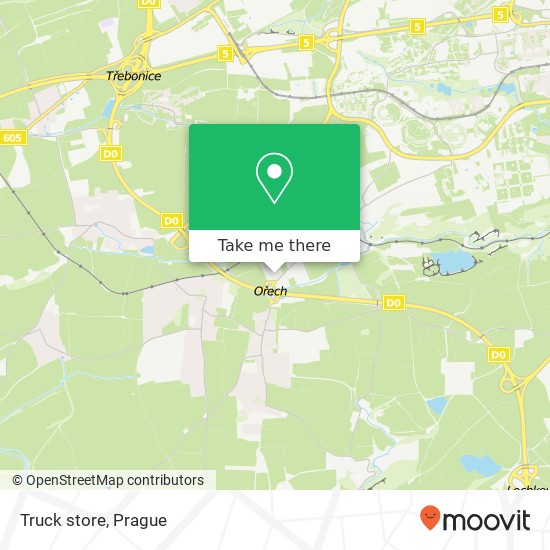 Truck store map