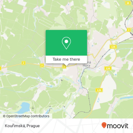 Kouřimská map