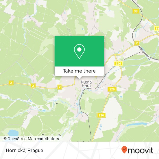 Hornická map