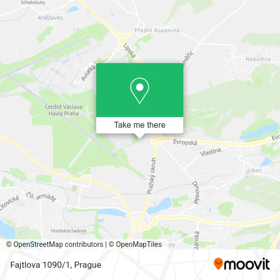 Fajtlova 1090/1 map