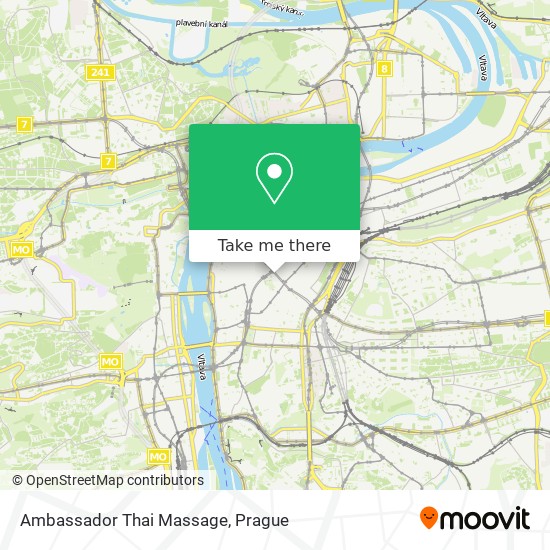 Ambassador Thai Massage map