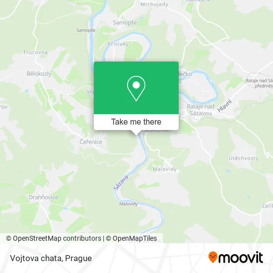 Карта Vojtova chata