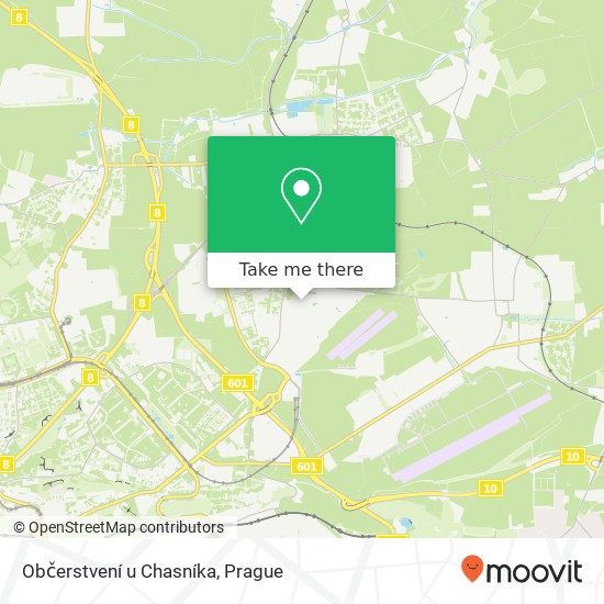 Občerstvení u Chasníka map