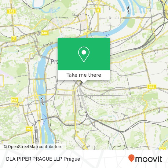 Карта DLA PIPER PRAGUE LLP