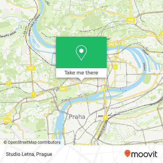 Studio Letna map