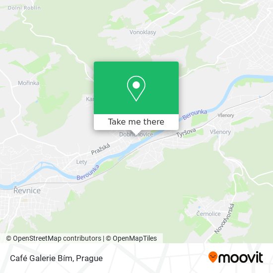 Café Galerie Bím map