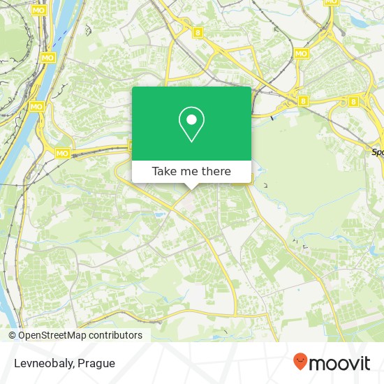 Карта Levneobaly, U Lesa 557 / 12 142 00 Praha