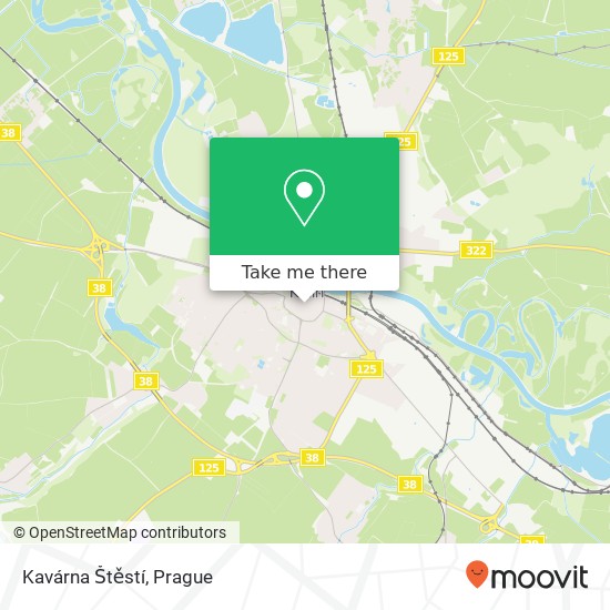 Kavárna Štěstí, Kouřimská 9 280 02 Kolín map