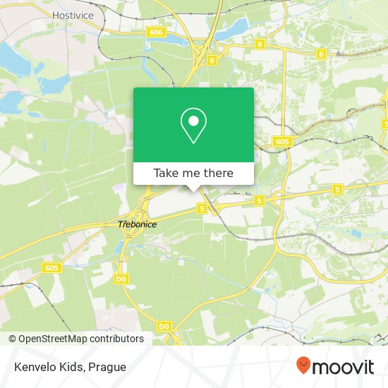 Карта Kenvelo Kids, Řevnická 1 155 21 Praha