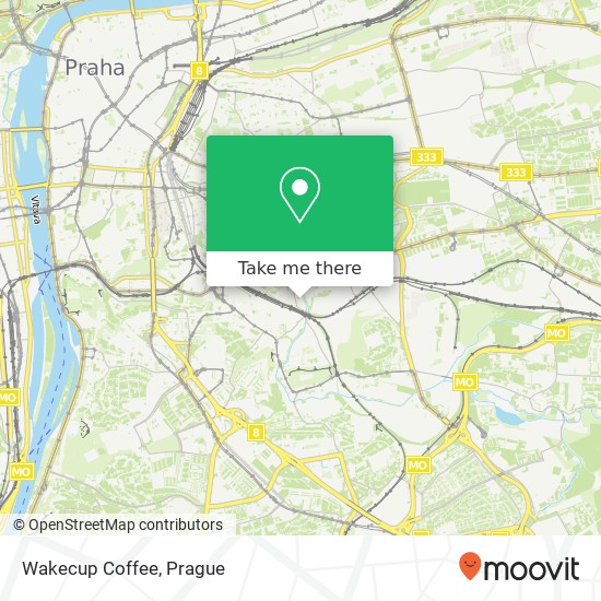 Wakecup Coffee map