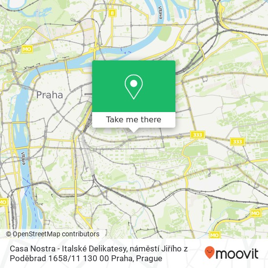 Casa Nostra - Italské Delikatesy, náměstí Jiřího z Poděbrad 1658 / 11 130 00 Praha map