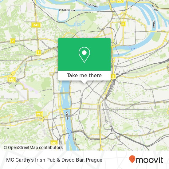 Карта MC Carthy's Irish Pub & Disco Bar