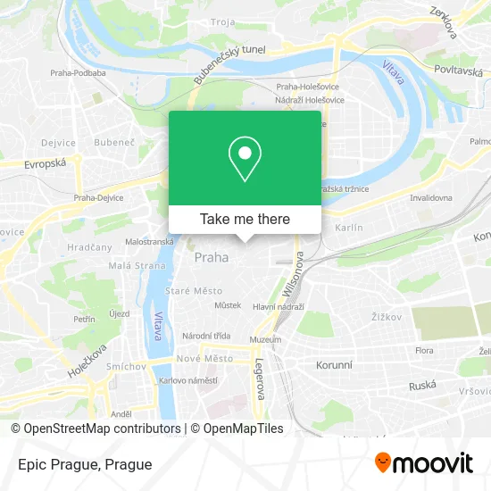 Карта Epic Prague
