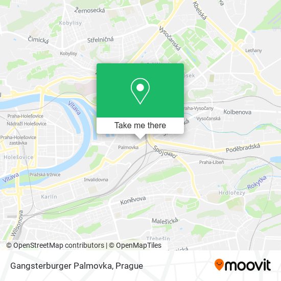Карта Gangsterburger Palmovka