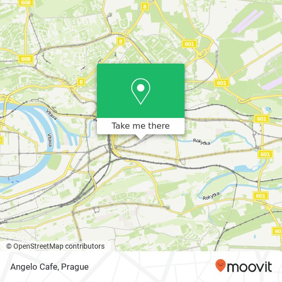 Карта Angelo Cafe, Drahobejlova 2473 / 40 190 00 Praha