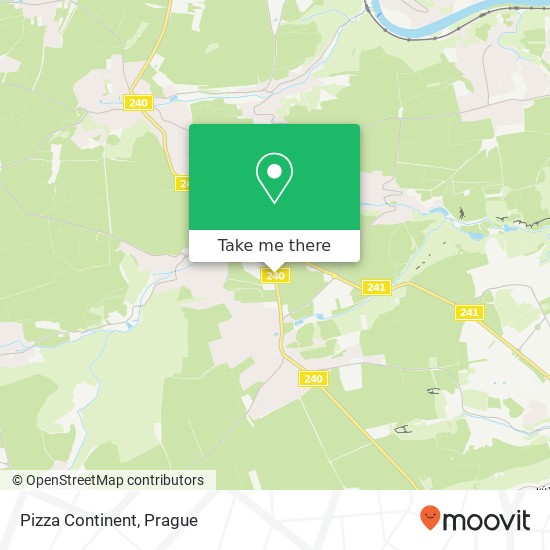 Pizza Continent, Velvarská 252 62 Horoměřice map