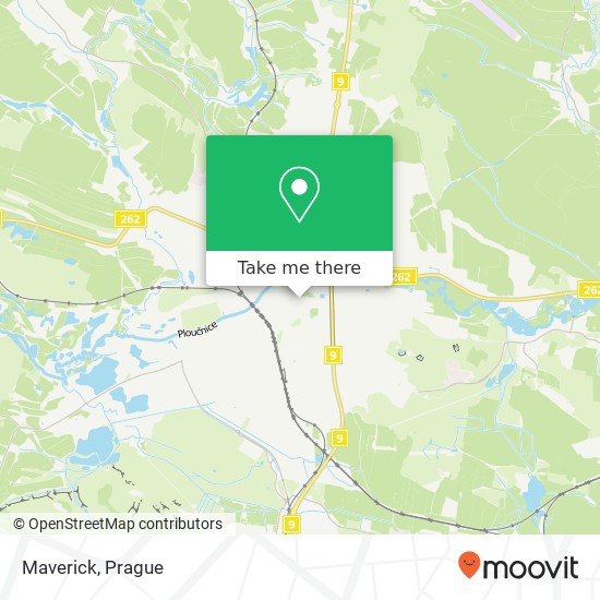 Карта Maverick, Hrnčířská Česká Lípa