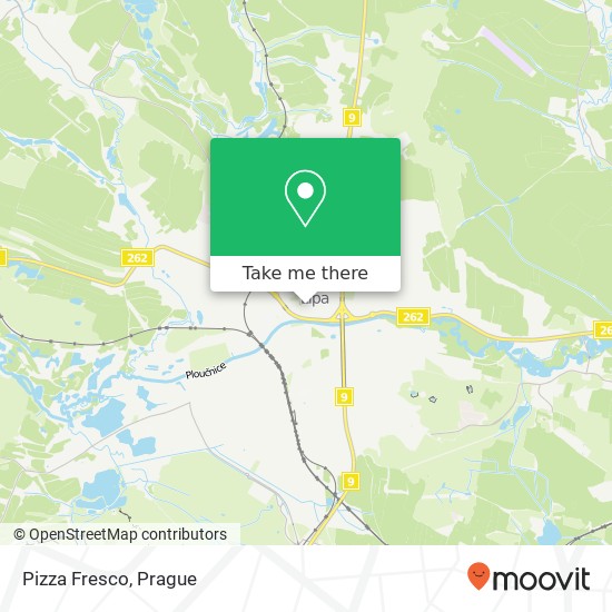Pizza Fresco, Sokolská Česká Lípa map