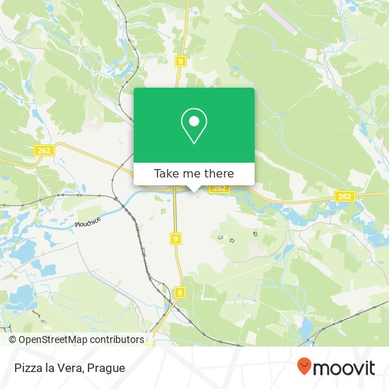 Карта Pizza la Vera, Pivovarská 3157 470 01 Česká Lípa