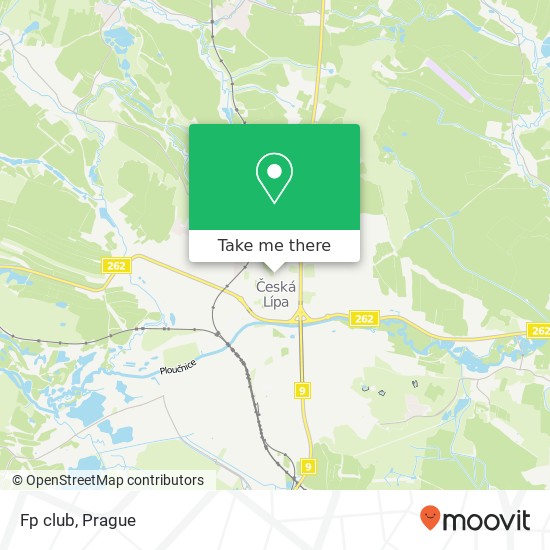 Карта Fp club, Mikovcova 518 / 4 470 01 Česká Lípa