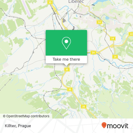 Killtec, České mládeže 463 12 Liberec map