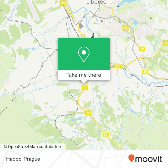 Haooc, České mládeže 463 12 Liberec map