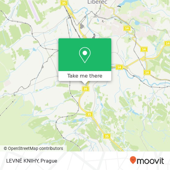 LEVNÉ KNIHY map