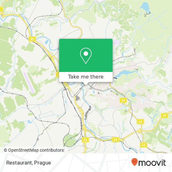 Карта Restaurant, 460 01 Liberec