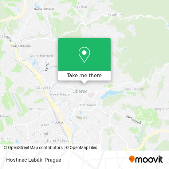 Карта Hostinec Labák