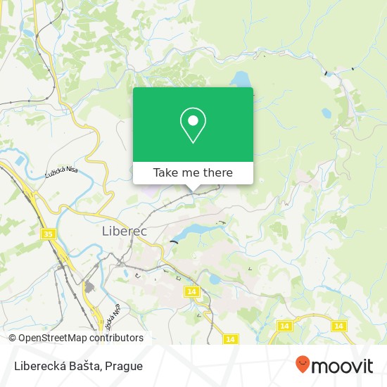Liberecká Bašta, Masarykova 29 460 01 Liberec map