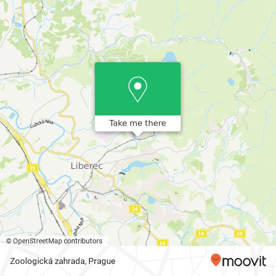 Zoologická zahrada, Masarykova 1411 / 31 460 01 Liberec map