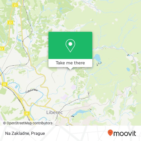 Na Zakladne, Ječmínkova 460 01 Liberec map