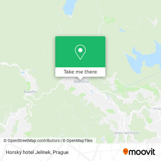 Horský hotel Jelínek map