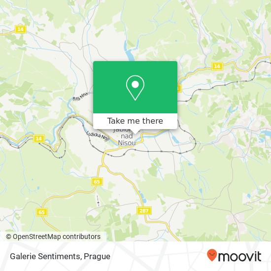 Galerie Sentiments map