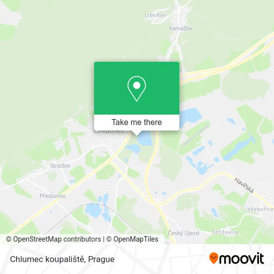 Карта Chlumec koupaliště