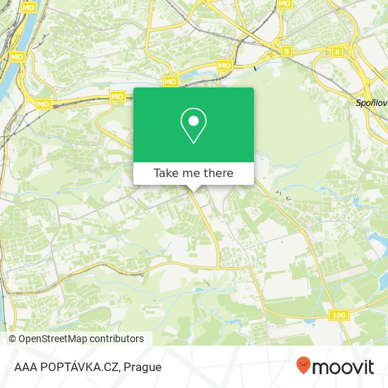 AAA POPTÁVKA.CZ map