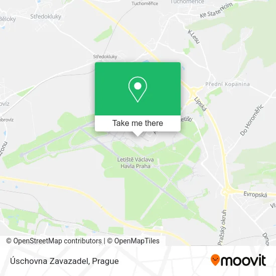 Карта Úschovna Zavazadel