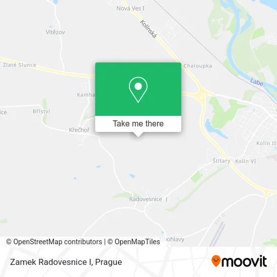Карта Zamek Radovesnice I