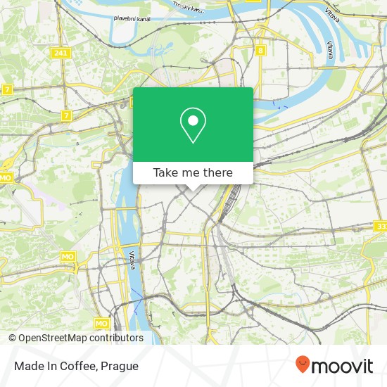Made In Coffee map