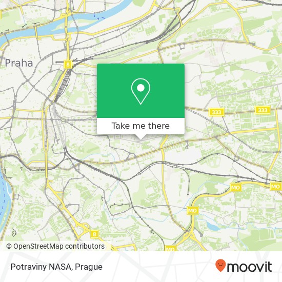 Potraviny NASA map